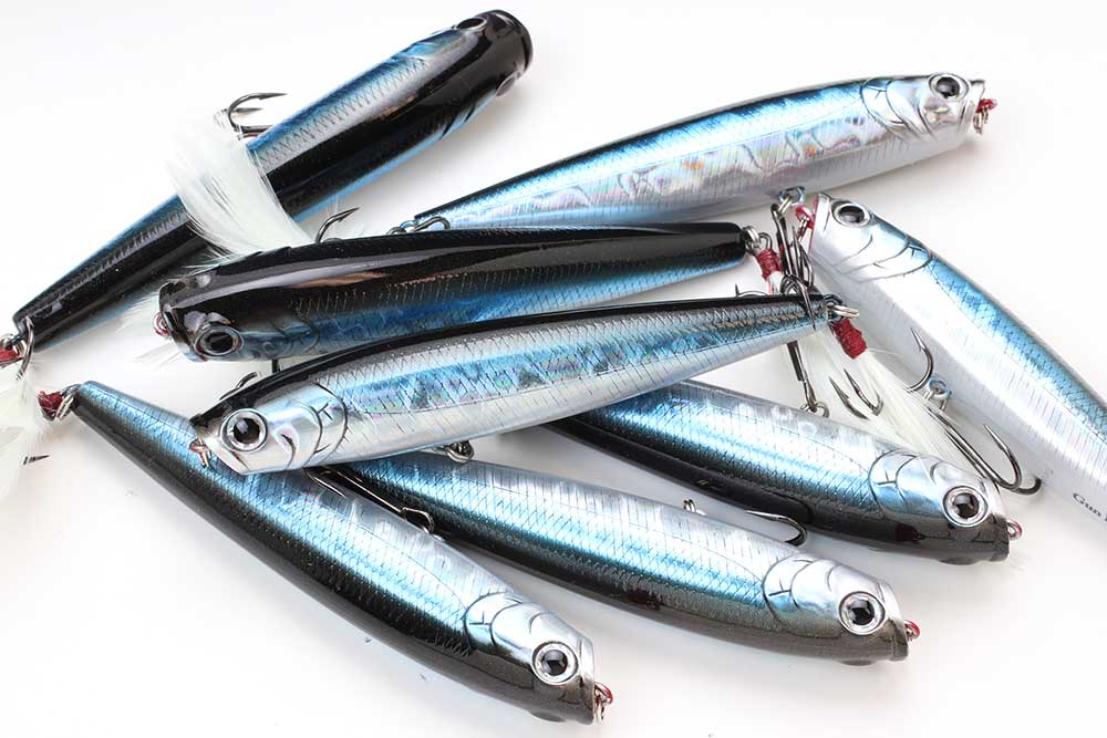thumbnail image 2 of Lucky Craft Gunfish 117 Topwater Lure – 110 Bone Shad Color, Made In Japan 2 of 5