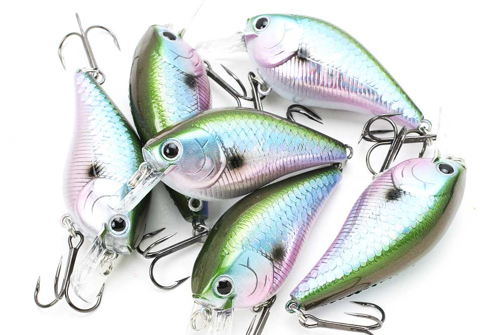 LOT OF 2 Lucky Craft 1.5 DD RT TO CRAW COLOR Discontinued Crankbait FISHING LURE 