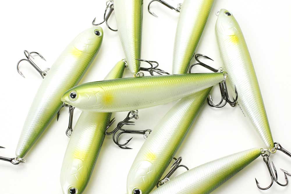 Lucky Craft Sammy 100 Topwater Lure – 4 1/2oz, Zebra MS Ghost Minnow, 722zmsgm