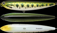 thumbnail image 2 of Lucky Craft Sammy 100 Topwater Bait – 241 Striped Shad – Made In Japan 2 of 5