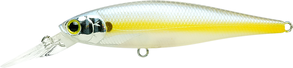 380 Silver Cheek Chartreuse Shad