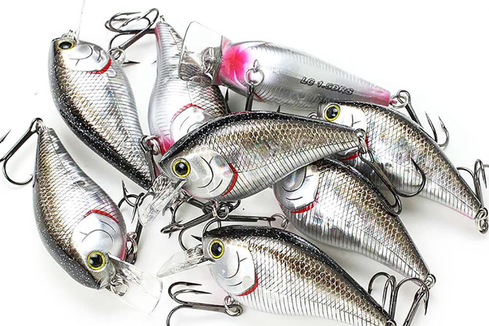 thumbnail image 2 of Lucky Craft LC 3.5DD DRS Deep Crank Fishing Lure, 238 Ghost Minnow, Deep Rattle Sound, Dives 12ft, Japan 2 of 6
